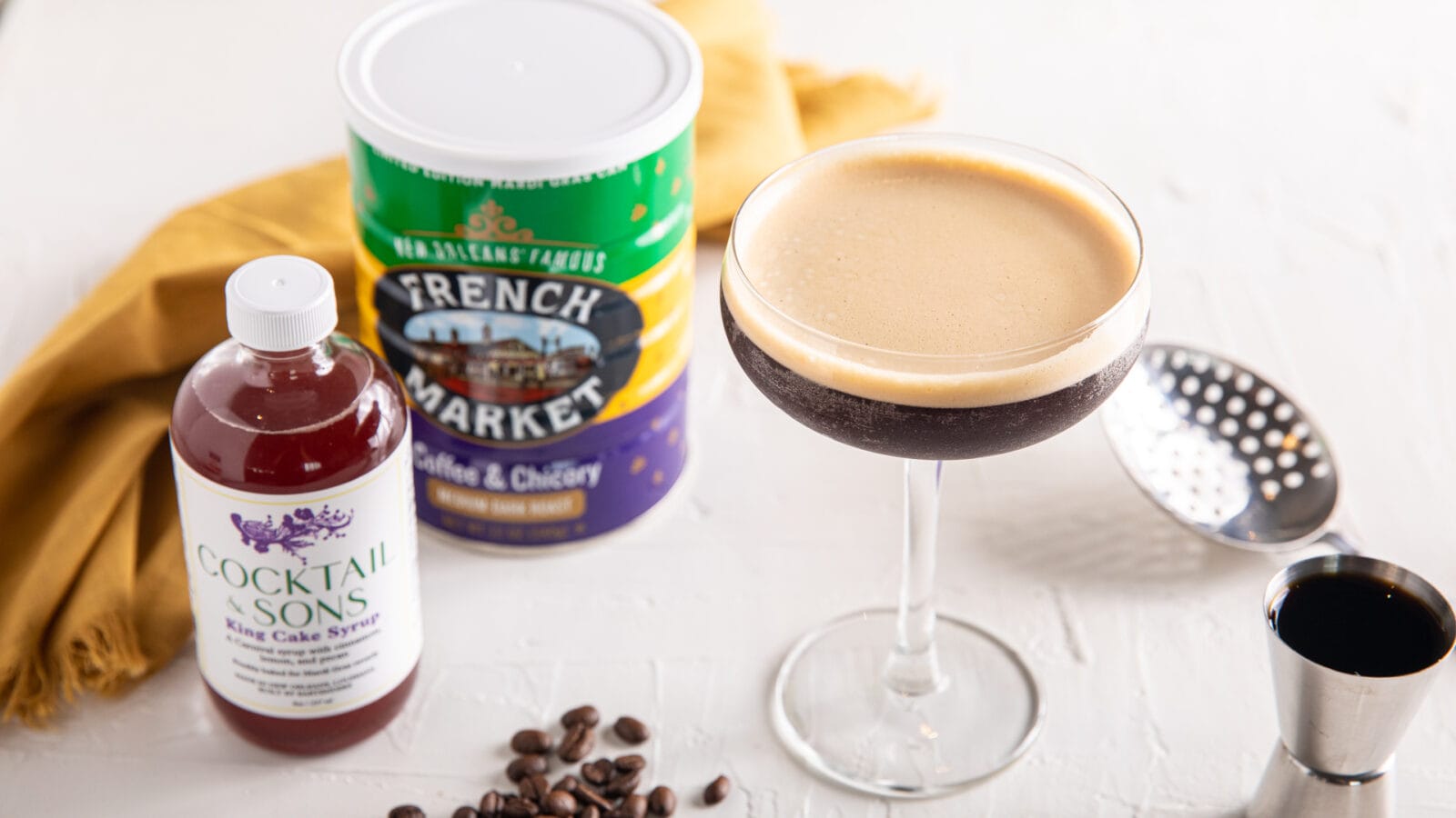 King Cake and Coffee Martini
